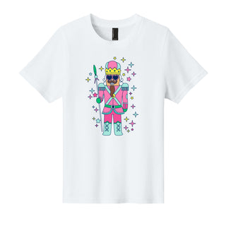 Cool Pink Nutcracker Holiday Kids T-Shirt Graphic Tee for Boys & Girls #TSY54-NUT24