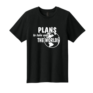 Plans To Take Over The World Kid's T-Shirt Graphic Tee for Boys & Girls #TSY54-PLANS