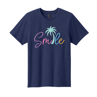 Colorful Smile with Palm Kid's T-Shirt Graphic Tee for Boys & Girls #TSY54-SMILEPLM
