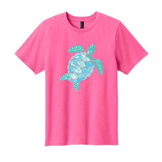 Mint Turtle Kid's T-Shirt Graphic Tee for the Girls #TSY54-TUR23