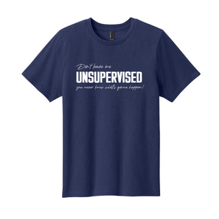 Don't Leave Me Unsupervised Kid's T-Shirt Graphic Tee for Boys & Girls #TSY54-UNSUPER
