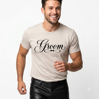 Groom T-Shirt Graphic Tee Gift for Him #TS43-GROOM