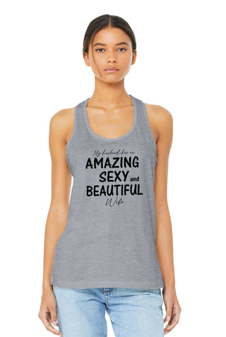Amazing Sexy and Beautiful Racerback Tank Top, Women's Shirt #TT6008-AMAZING