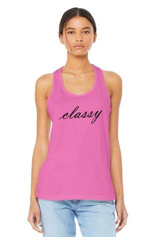 Classy Racerback Tank Top, Women's Shirt #TT6008-CLASSY
