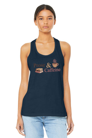 Prose and Caffeine Tank Top, Book Lover Shirt, Coffee Reader Gift #TT6008-PROSE