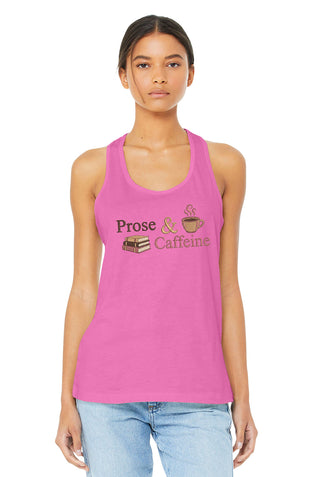 Prose and Caffeine Tank Top, Book Lover Shirt, Coffee Reader Gift #TT6008-PROSE