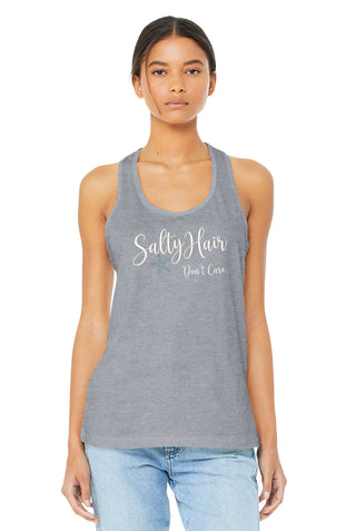Salty Hair Don't Care Tank Top, Beach Racerback, Summer Vacation Shirt #TT6008-SALTYH2