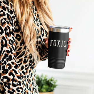 Toxic Tumbler, 20oz Halloween Cup, Drinkin' Season Gift #TWB20-TOX23-BLK