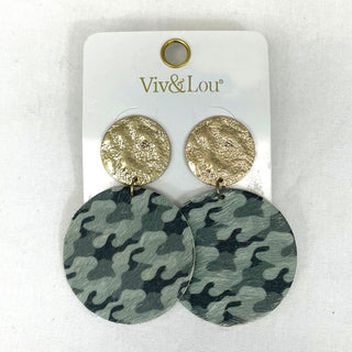 Camo Earrings #VLJ7070-CAMO