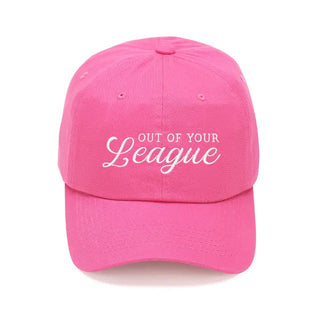 Hot Pink Out of Your League Cap #M190VL-HTPK-LEAGUE25