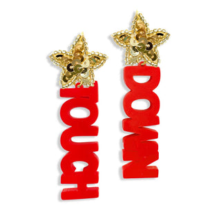 Touch Down Earrings #ACE-896STR-TD24-BLK