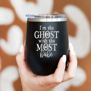 Ghost With the Most Tumbler #TWB12-GHOST-BLK