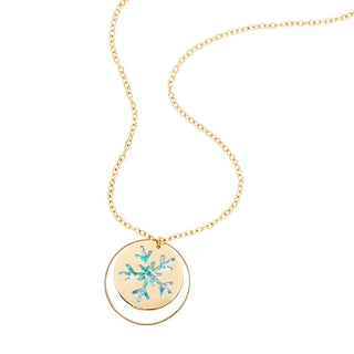 Snowflake Olivia Necklace #ACN-903GD-SNOW-TLGLT