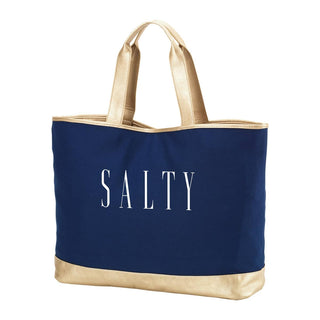 Salty Navy Cabana Tote #HP732-NAVY-SALTY