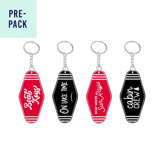 Lake Motel Keychain 12 pc Set #LPACK-ACK-MLAKE