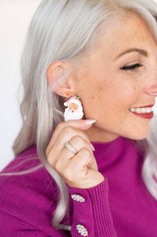 Santa Baby Earrings #VLJE878-SANTA