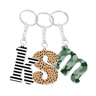 Single Initial Acrylic Keychain Pre-Pack