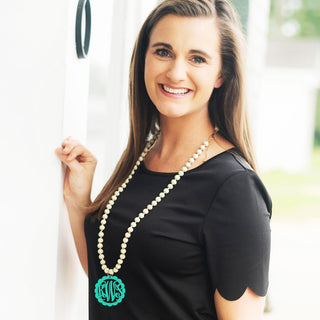 Sage Grey Jennifer Necklace