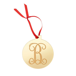 Round Mirrored Acrylic Ornament