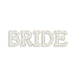 Bride Pearl Varsity Letter Patches #PPACK-BRIDE-PRL