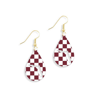 Teardrop Florida State Earrings #ACE-300GD-FLTD-GARWCHK