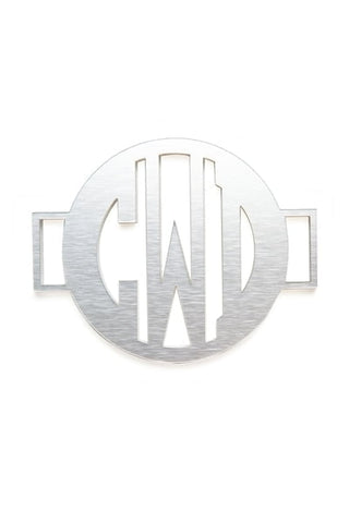 Block Monogram Medallion