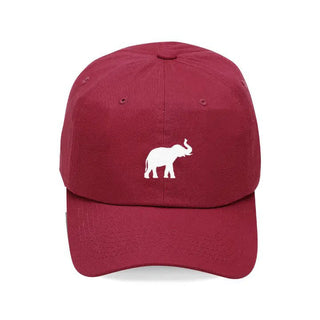 Alabama Elephant Embroidered Hat Crimson Gameday Baseball Cap #M190VL-GAR-ELEP - Garnet - Baseball Cap - Unisex