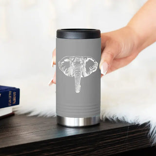 Alabama Elephant Slim Can Holder Football Game Day Tailgate Fan Gift #TWBH-ELEP-BLK - Drink Huggers & Koozies
