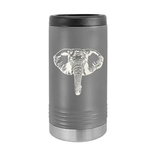 Alabama Elephant Slim Can Holder Football Game Day Tailgate Fan Gift #TWBH-ELEP-BLK - Drink Huggers & Koozies