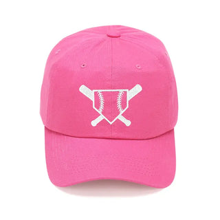 All About That Base Baseball Cap Ballpark Game Day Baseball Hat #M190VL-BLK-BASE - Pink - Baseball Cap - Women’s