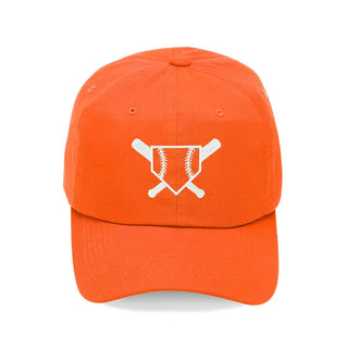 All About That Base Baseball Cap Ballpark Game Day Baseball Hat #M190VL-BLK-BASE - Orange - Baseball Cap - Women’s