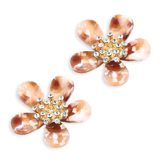 Almond Melrose Earrings #VLJE0083-ALM - Stud/Post Earrings