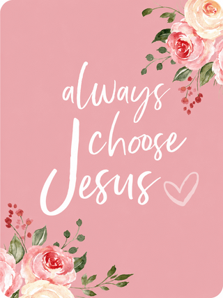 Always Choose Jesus Magnetic Keepsake Card #VLJC-JESUS
