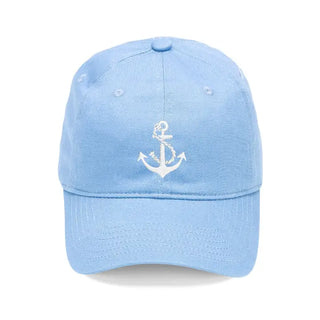 Anchor Embroidered Baseball Hat Nautical Coastal Cap for Men Women #M190VL-ANCHOR - Light Blue - Baseball Cap - Women’s