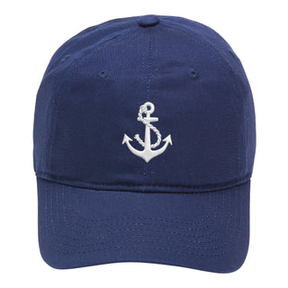 Anchor Embroidered Baseball Hat Nautical Coastal Cap for Men Women #M190VL-ANCHOR - Navy - Baseball Cap - Women’s