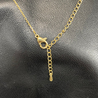 Apple for the Teacher Necklace #EN0132G-GD-TEACH