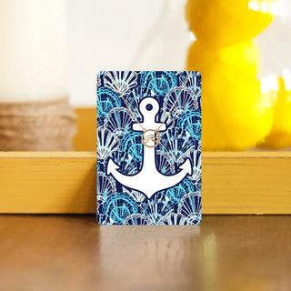 Aquaholic Keepsake Necklace Card #VLJC-1329GD-AQU23 - Pendant/Charm Necklace