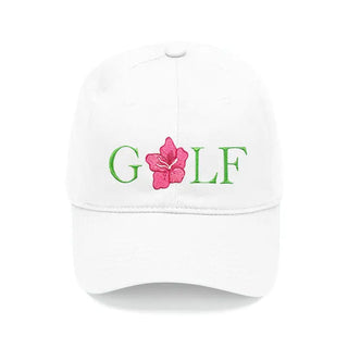 Azalea Golf Classic Baseball Hat Masters Inspired Embroidered Cap Unisex #M190VL-GFAZ24 - White - Baseball Cap - Women’s