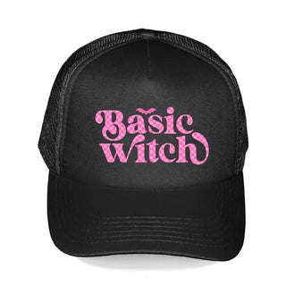 Basic Witch Check Trucker Hat #L197-SMBWCHK24