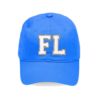 FL Varsity Letter Electric Blue Cap #L190-BLU-PCRMFL