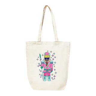 Let's get Crackin' Large Canvas Tote #HPT2518-NCK24