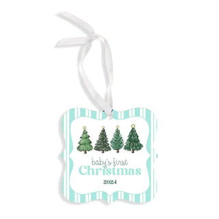 Baby’s First Christmas 2026 Ornament - 3 pc Set #SO-FR3-BABY26 - Baby Boy - Ornament