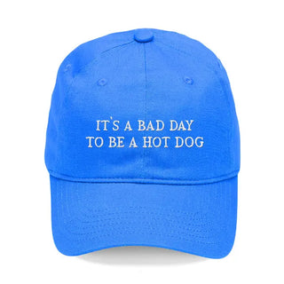 Bad Day to Be a Hot Dog Funny Embroidered Baseball Game Day Hat #M190-HD25 - Baseball Cap - Women’s