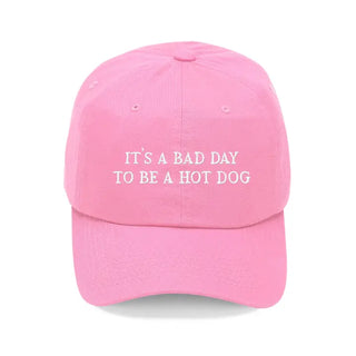 Bad Day to Be a Hot Dog Funny Embroidered Baseball Game Day Hat #M190-HD25 - Baseball Cap - Women’s