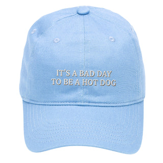 Bad Day to Be a Hot Dog Funny Embroidered Baseball Game Day Hat #M190-HD25 - Baseball Cap - Women’s