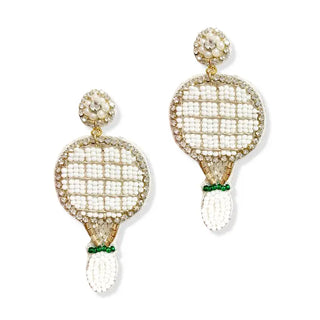 Ball is in Your Court Tennis Earrings #VLJE1051-TENNIS - Dangle Earrings