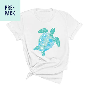 Turtle White T-Shirt 9 pc Set #PACK-WHT-TUR23