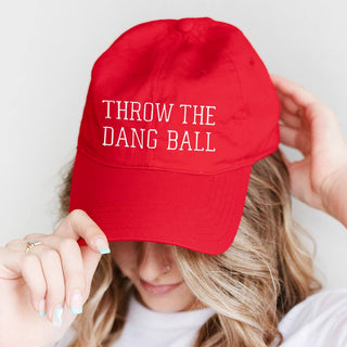 Throw The Dang Ball Cap #M190VL-BALL