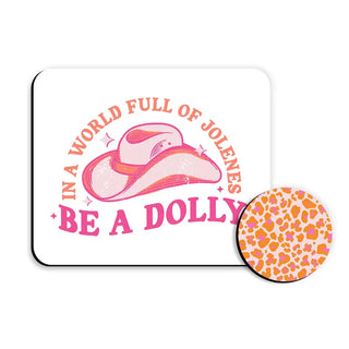 Be a Dolly Desk Set #SDESK-NDOL23-SMIT - Mousepad/Trackpad
