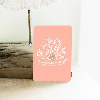 Be Still and Know that I am God Keepsake Card